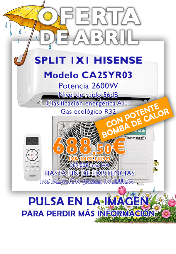 aire acondicionado economico con bomba de calor en madrid instalacion incluida