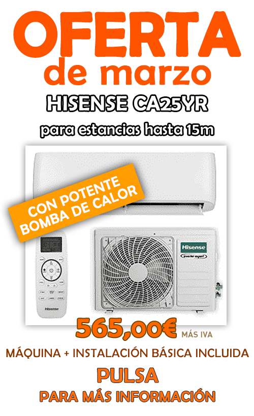 Tableta artería Margarita Aire acondicionado | bomba de calor | Madrid Comunidad | venta e instalación  | ofertas